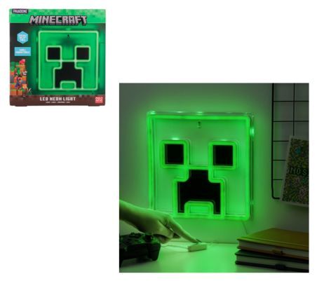 PALADONE – MINECRAFT – Creeper Lampada LED a muro cm –  (In box cm)…x6…x12